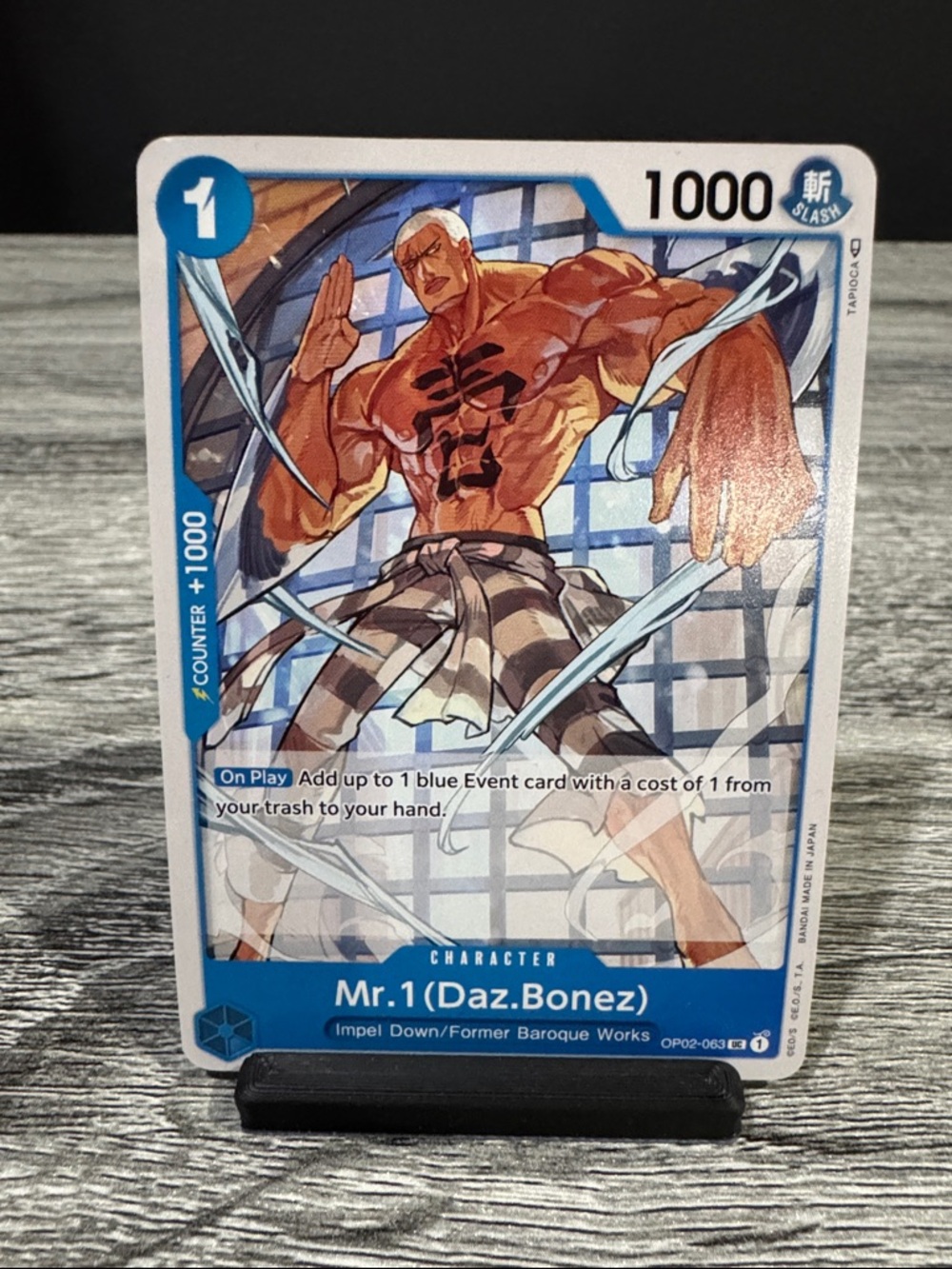 One Piece | Paramount War: Mr. 1 (Daz.Bonez) - Collectible Trading Card